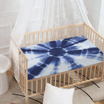 Tie Dye Shibori Print Baby Crib Sheet