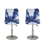 Tie Dye Shibori Print Bar Stool Covers