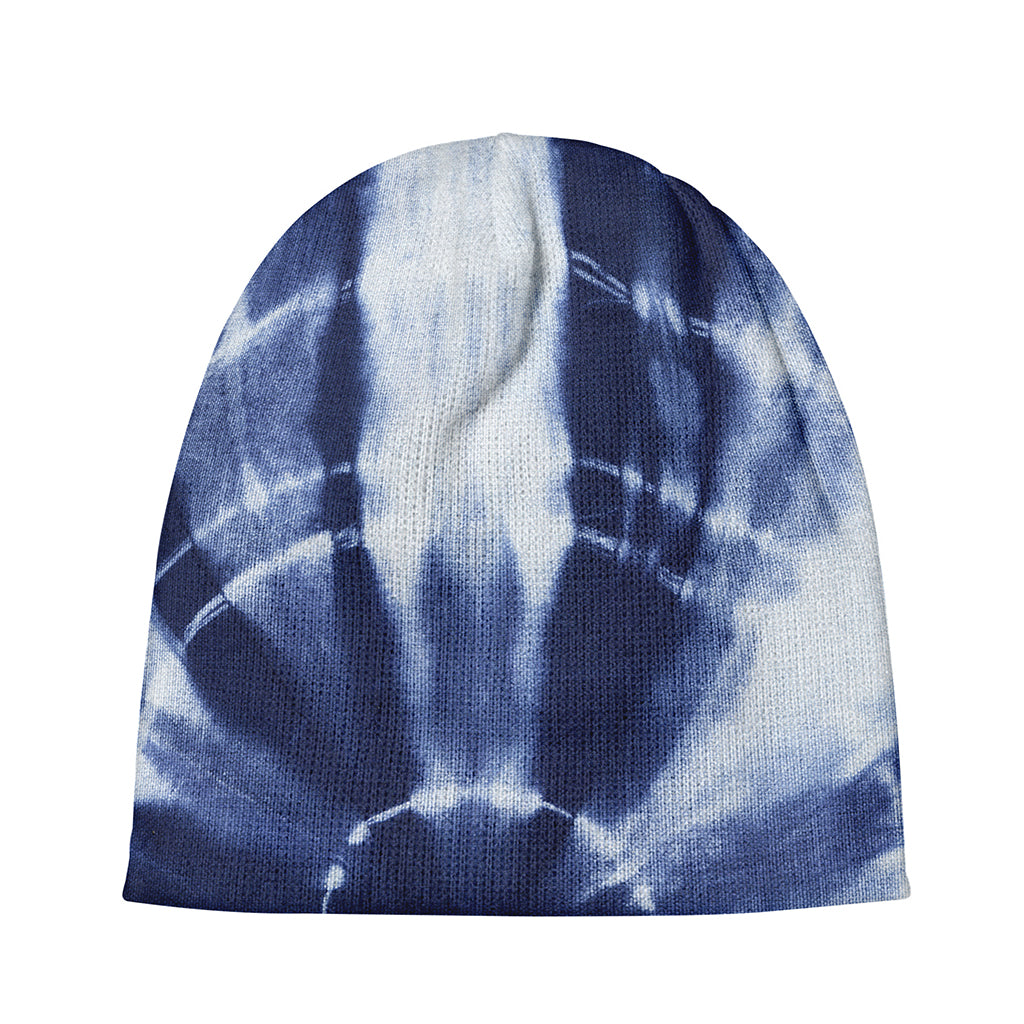 Tie Dye Shibori Print Beanie