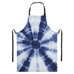 Tie Dye Shibori Print Bib Apron With Pocket