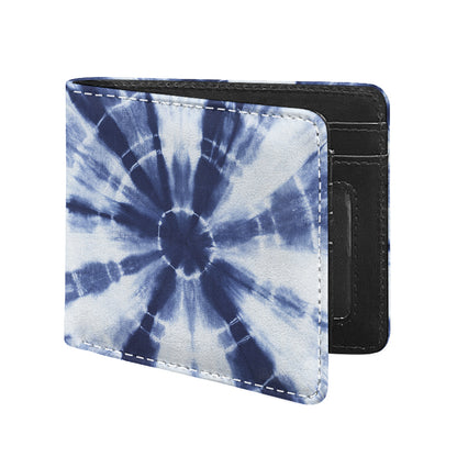 Tie Dye Shibori Print Bifold Wallet