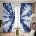 Tie Dye Shibori Print Dimout Pencil Pleat Curtains
