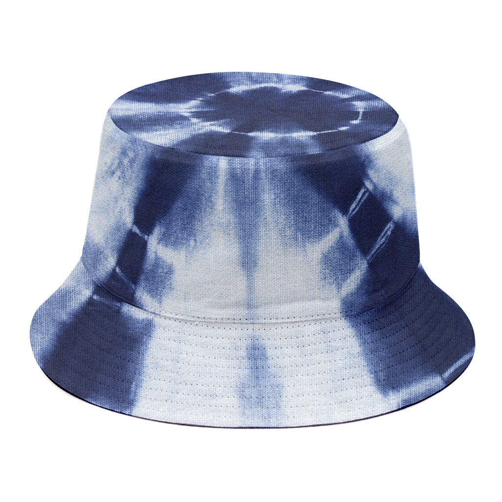 Tie Dye Shibori Print Bucket Hat