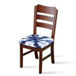 Tie Dye Shibori Print Chair Cushion Cover
