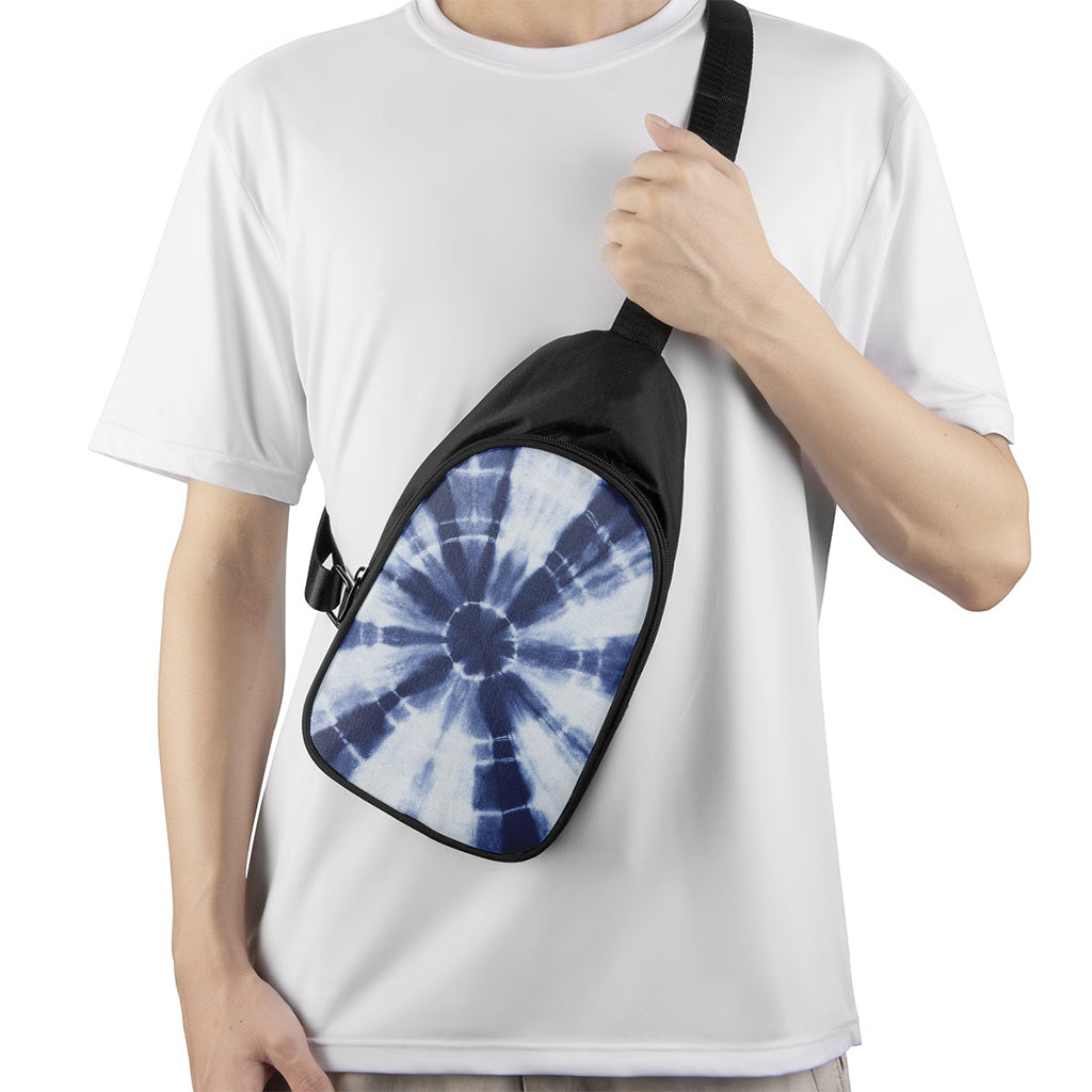 Tie Dye Shibori Print Chest Bag