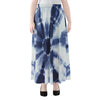 Tie Dye Shibori Print Chiffon Maxi Skirt