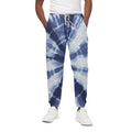 Tie Dye Shibori Print Cotton Sweatpants