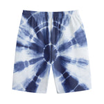 Tie Dye Shibori Print Cotton Shorts