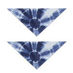 Tie Dye Shibori Print Dog Bandana