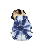 Tie Dye Shibori Print Dog Zip Up Jacket
