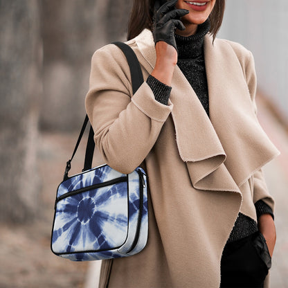 Tie Dye Shibori Print Double Strap Bible Bag