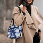 Tie Dye Shibori Print Double Strap Bible Bag