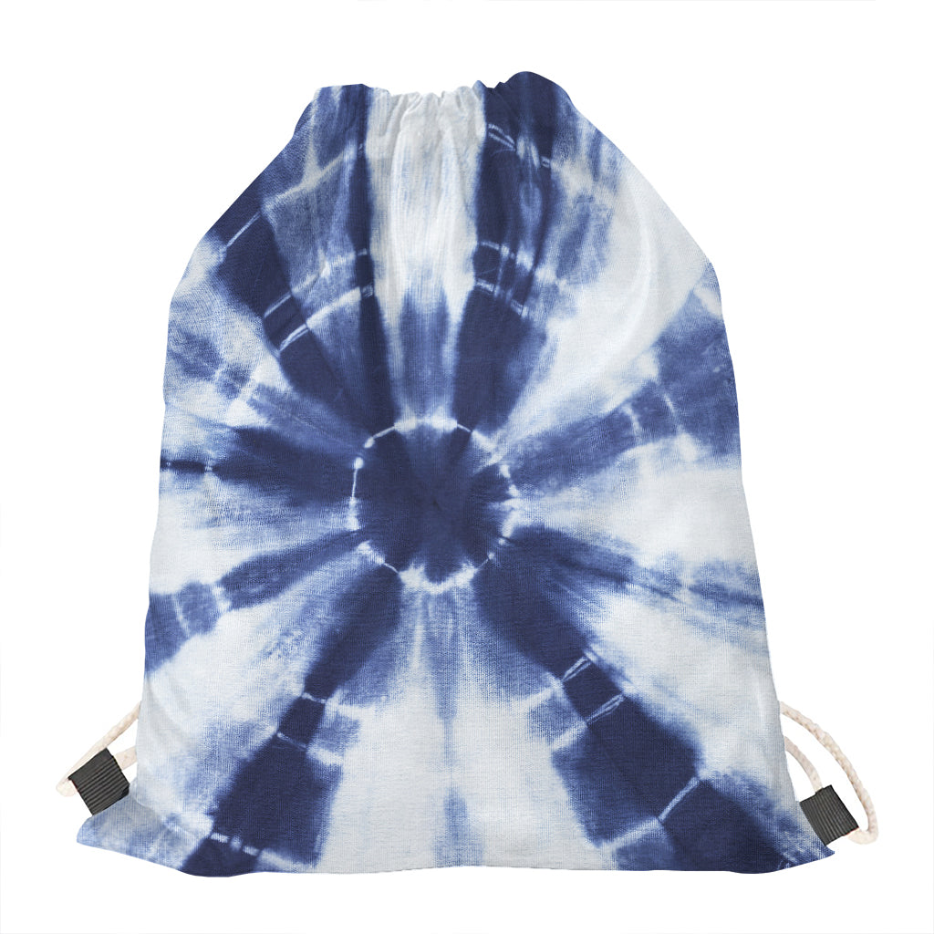 Tie Dye Shibori Print Drawstring Bag