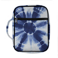 Tie Dye Shibori Print Front Pocket Bible Bag