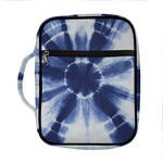 Tie Dye Shibori Print Front Pocket Bible Bag