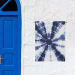 Tie Dye Shibori Print Garden Flag