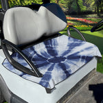 Tie Dye Shibori Print Golf Cart Seat Cover