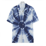 Tie Dye Shibori Print Hawaiian Shirt