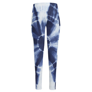 Tie Dye Shibori Print High-Waisted Pocket Leggings