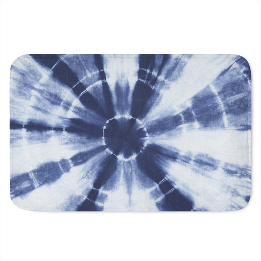 Tie Dye Shibori Print Indoor Door Mat