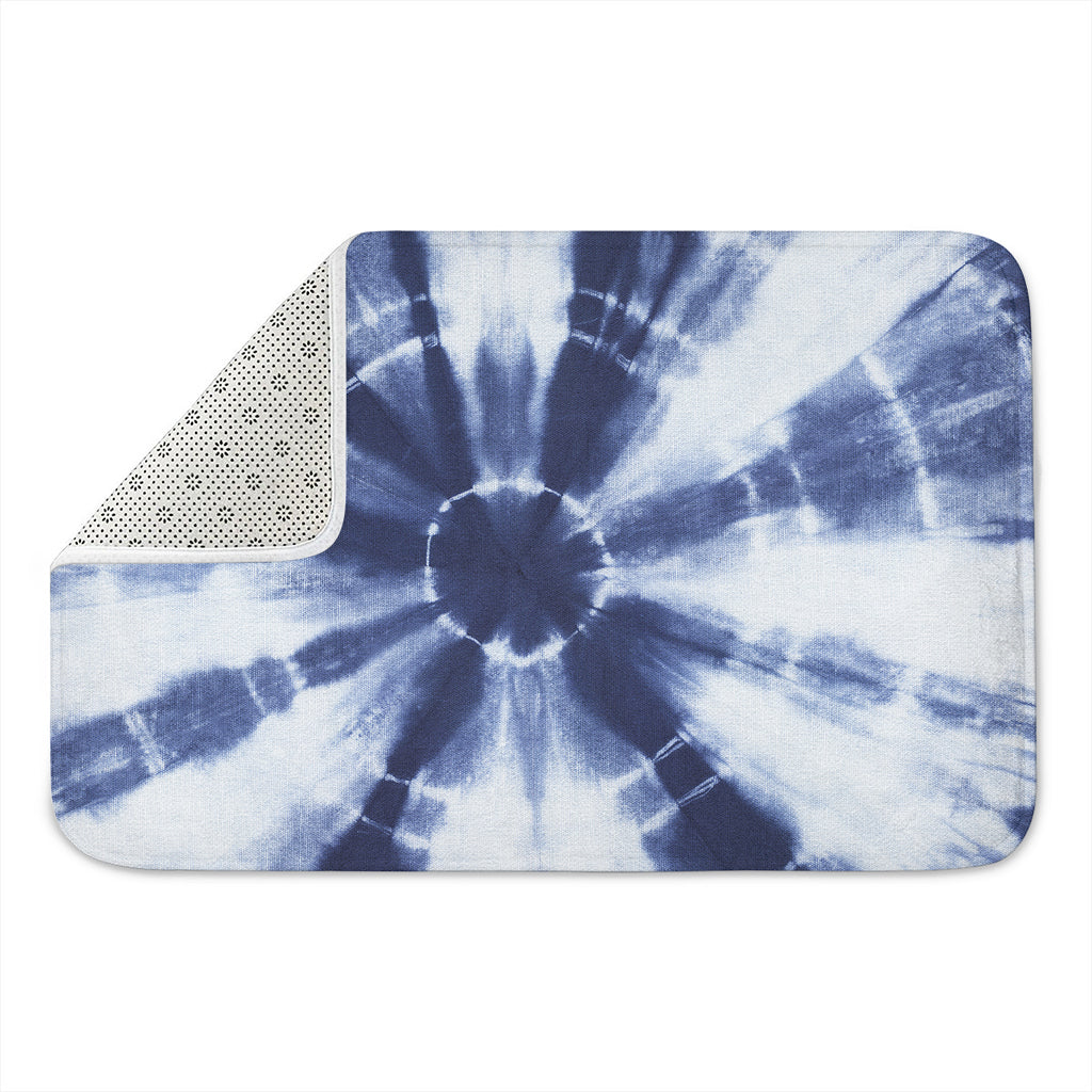 Tie Dye Shibori Print Indoor Door Mat