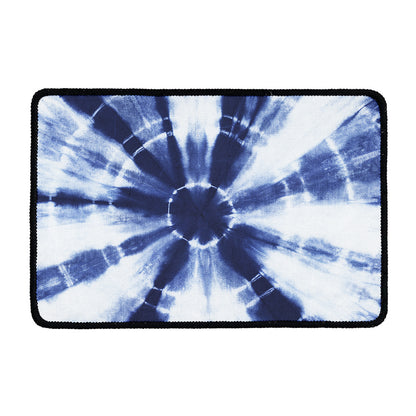 Tie Dye Shibori Print Kitchen Mat