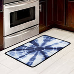 Tie Dye Shibori Print Kitchen Mat