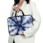 Tie Dye Shibori Print Laptop Sleeve With Handle