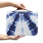 Tie Dye Shibori Print Leather Bible Cover