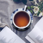 Tie Dye Shibori Print Leather Coaster Set