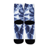 Tie Dye Shibori Print Long Socks