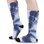 Tie Dye Shibori Print Long Socks