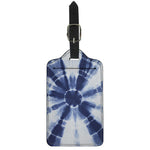 Tie Dye Shibori Print Luggage Tag
