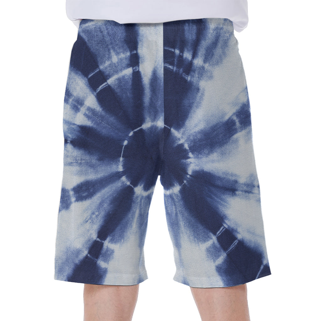 Tie Dye Shibori Print Men's Beach Shorts