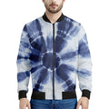 Tie Dye Shibori Print Men's Bomber Jacket
