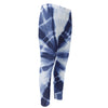 Tie Dye Shibori Print Men's Compression Pants