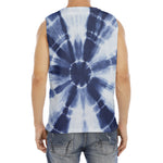 Tie Dye Shibori Print Men's Fitness Tank Top