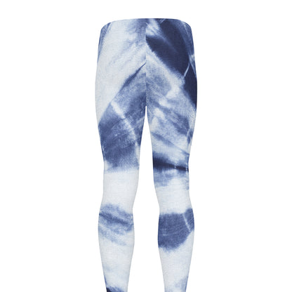 Tie Dye Shibori Print Men's leggings
