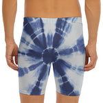 Tie Dye Shibori Print Men's Long Boxer Briefs