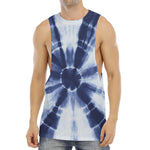 Tie Dye Shibori Print Men's Muscle Tank Top