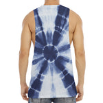 Tie Dye Shibori Print Men's Muscle Tank Top