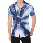 Tie Dye Shibori Print Men's Shirt