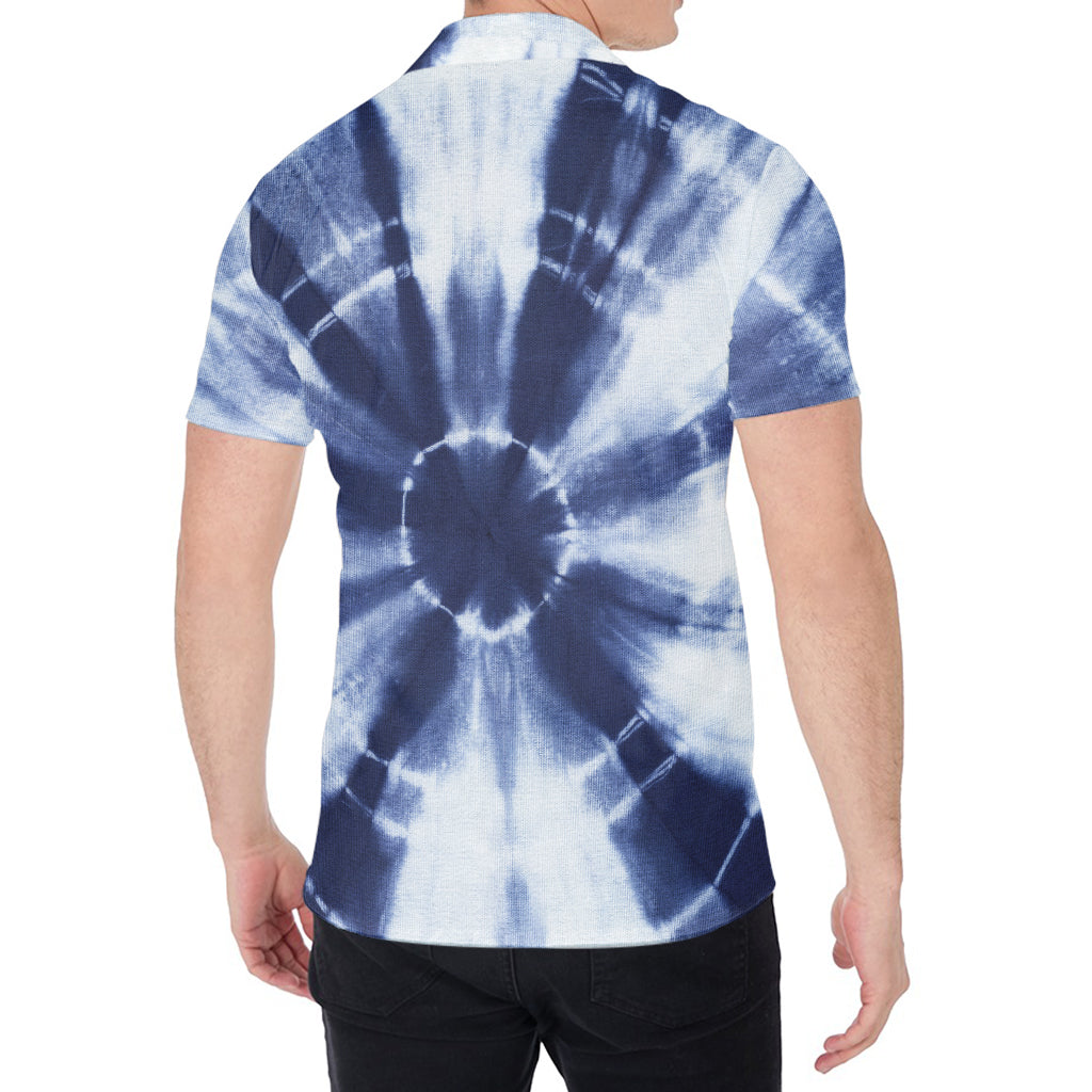 Tie Dye Shibori Print Men's Shirt
