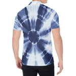 Tie Dye Shibori Print Men's Shirt