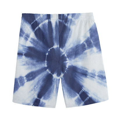 Tie Dye Shibori Print Men's Sports Shorts