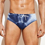Tie Dye Shibori Print Men's Swim Briefs