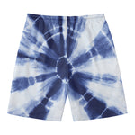 Tie Dye Shibori Print Men's Swim Trunks