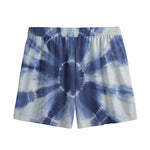 Tie Dye Shibori Print Mesh Shorts