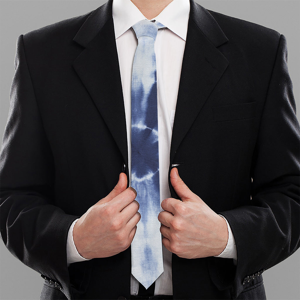 Tie Dye Shibori Print Necktie