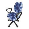 Tie Dye Shibori Print Office Chair Cover